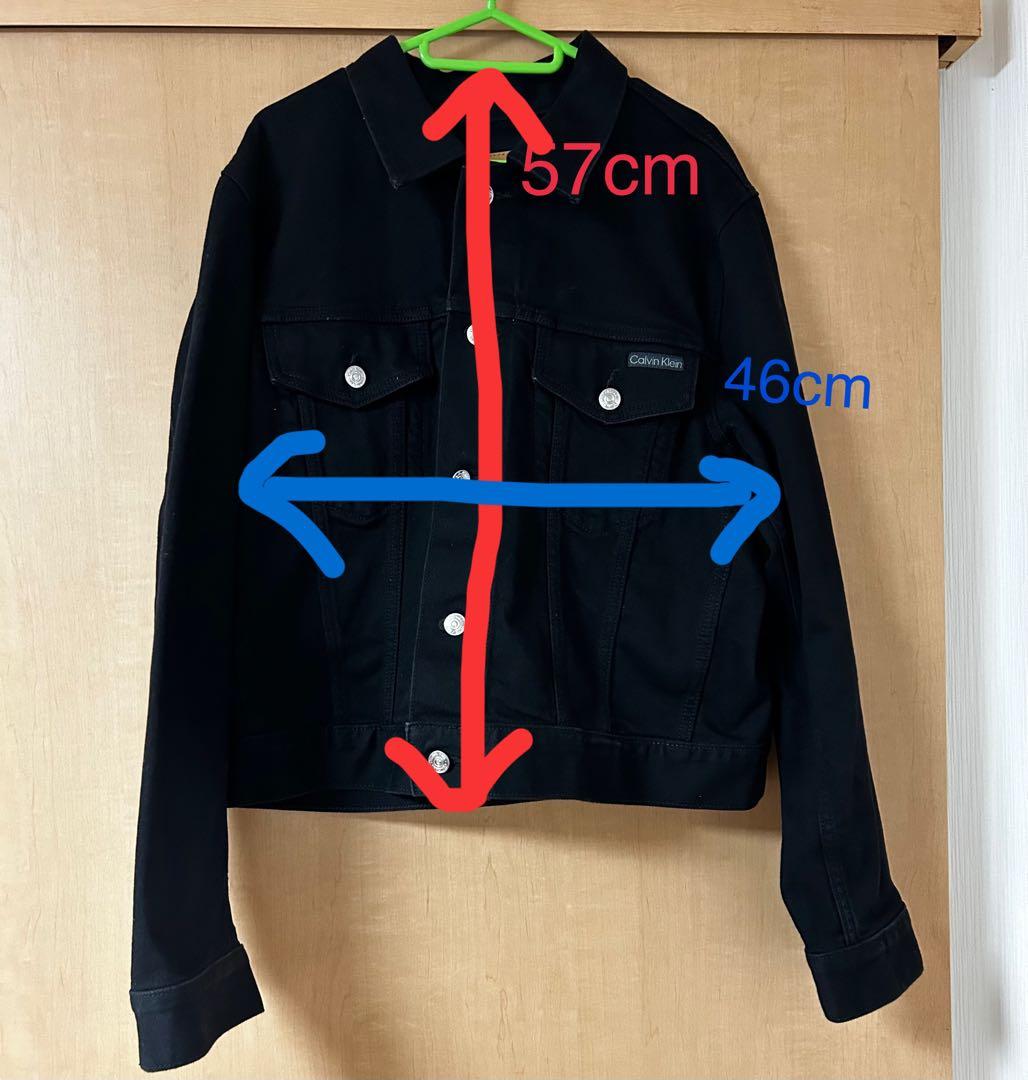 【24時間以内発送】  ブラックデニムジャケット Lサイズ