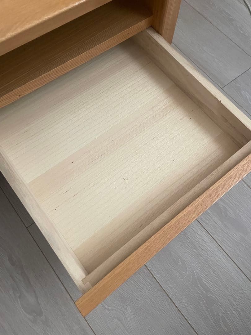 ナチュラルウッド センターテーブル ローテーブル　ニトリ