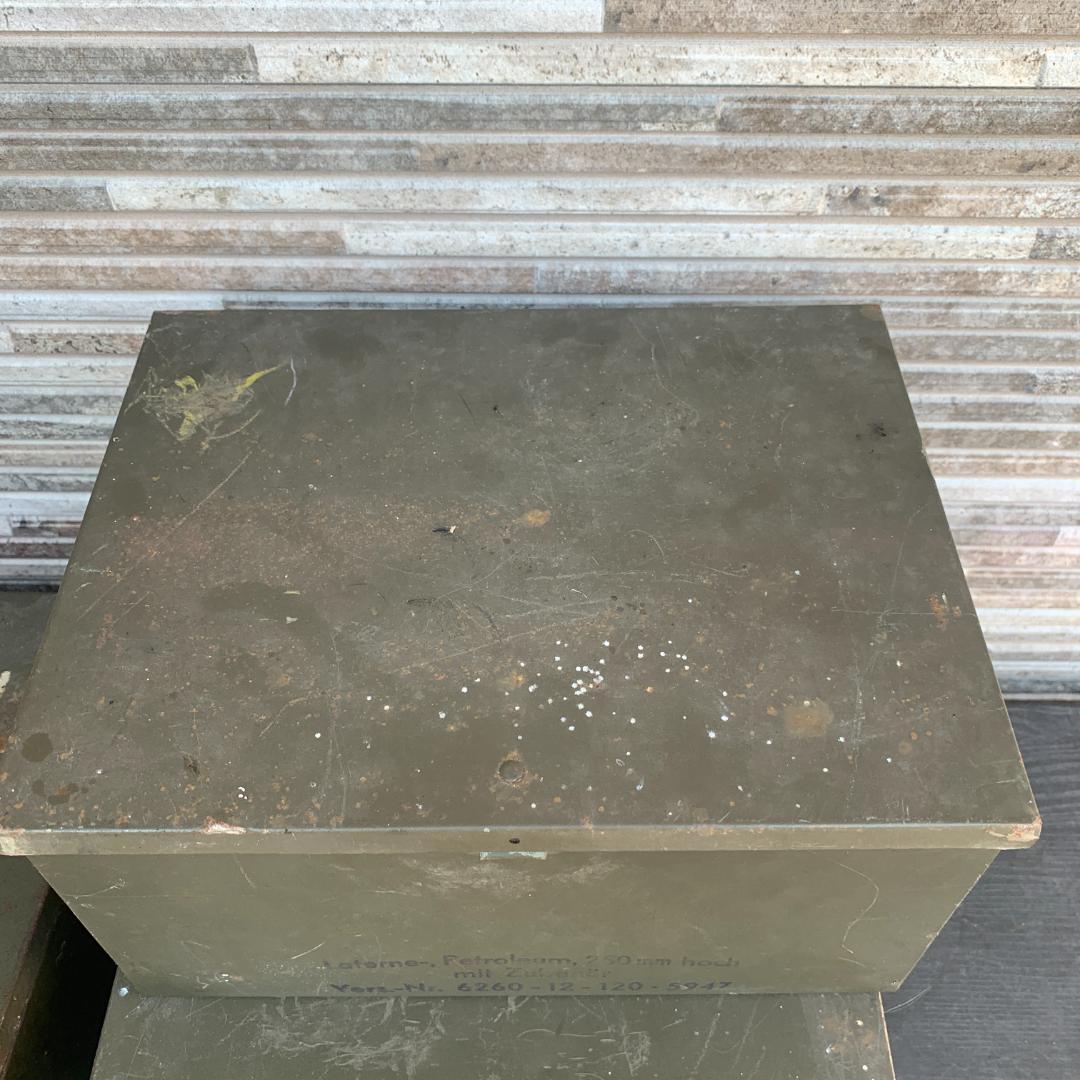 FEUERHAND 純正 アーミーBOX ケース グラス 2個 ランタン無 ⑪