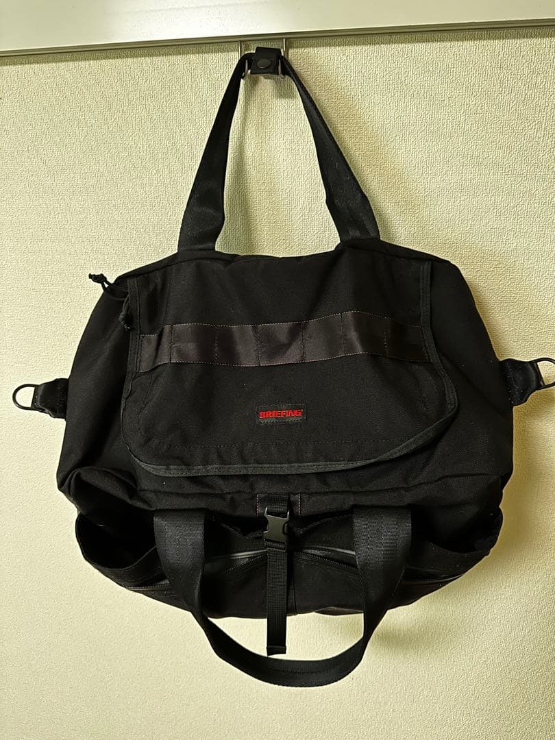 ［値下げ／BRIEFING］ブラックボストンバッグ(ゴルフバッグ)
