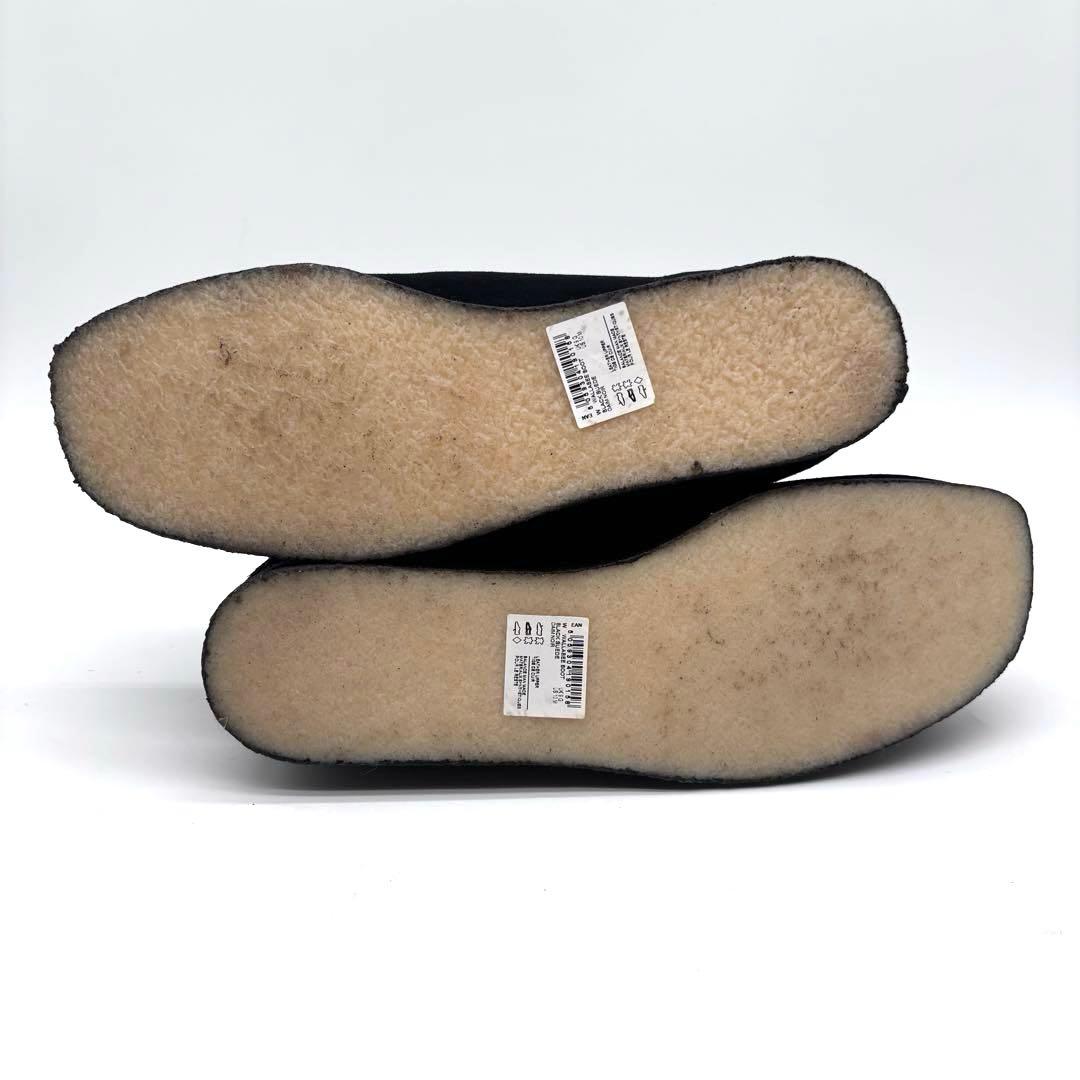 ✨新品✨クラークス　ワラビー　スエード　ブラック　27.5cm　替え紐　箱付き