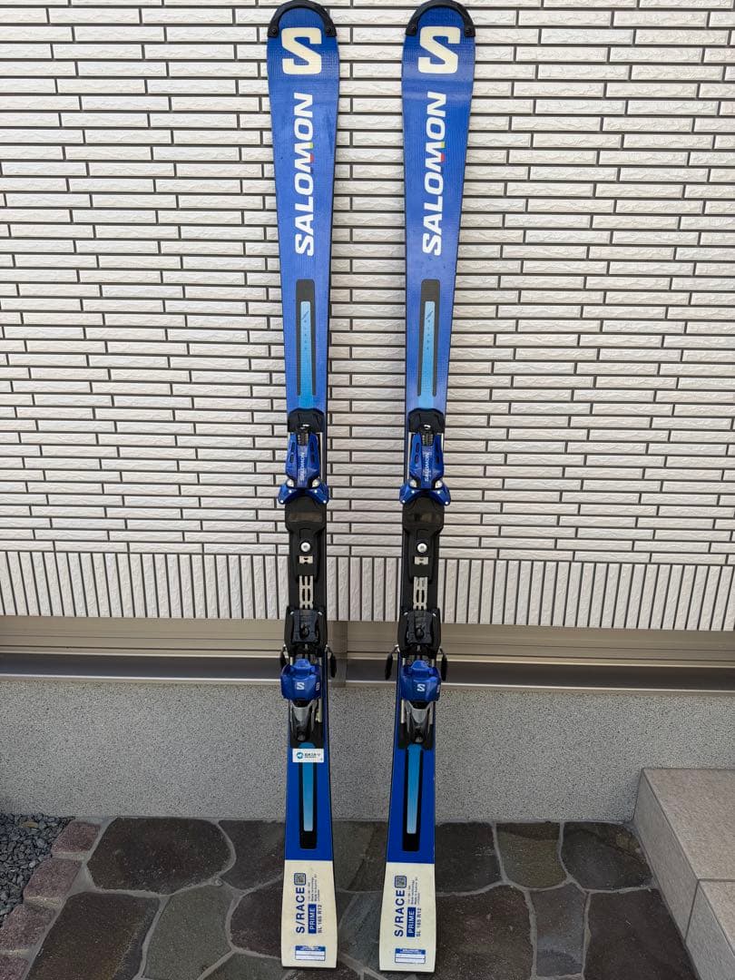 SALOMON スキー板 青 グラデーション