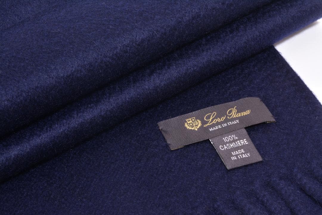 ロロピアーナ カシミヤ100%マフラー グランデ ウニタ スカーフ 繊維の宝石