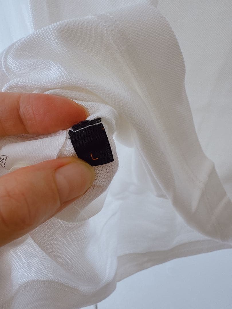 HERMES ホワイト ポロシャツ