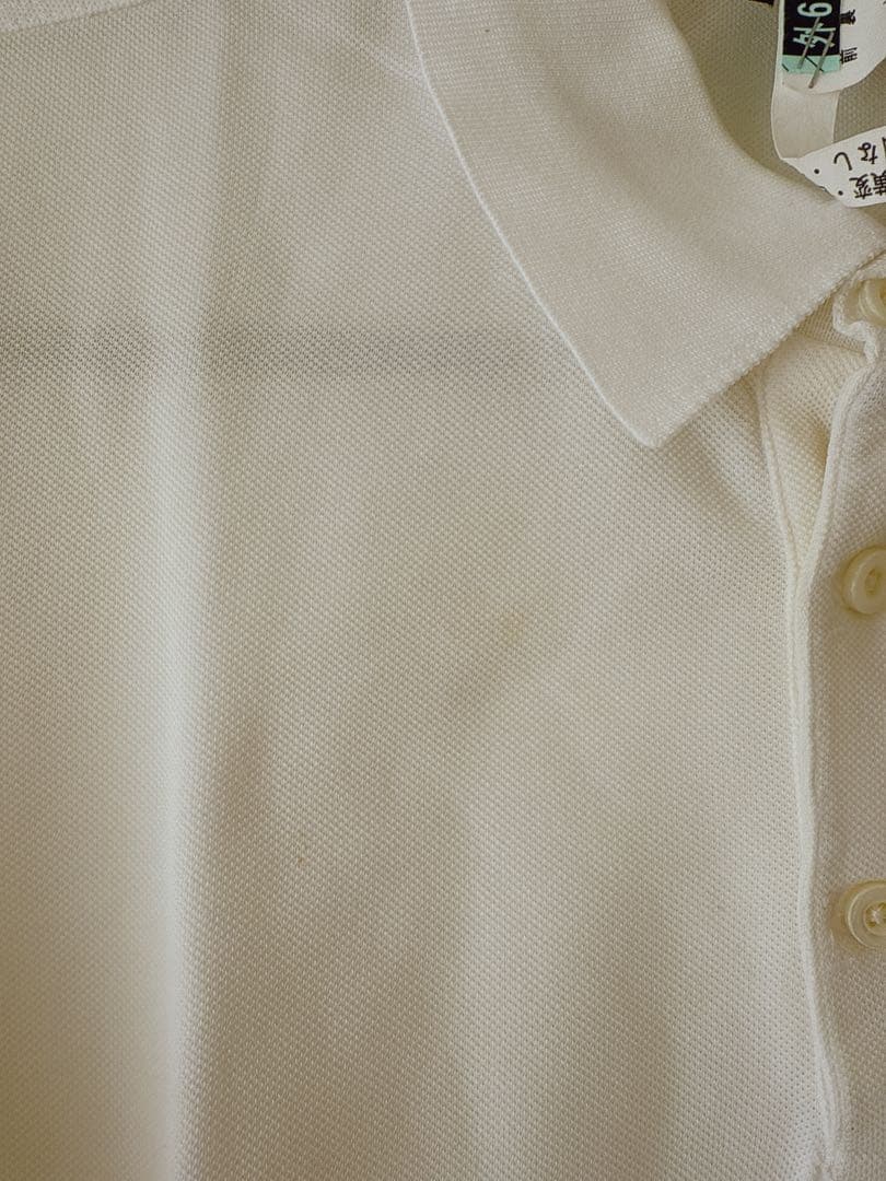 HERMES ホワイト ポロシャツ