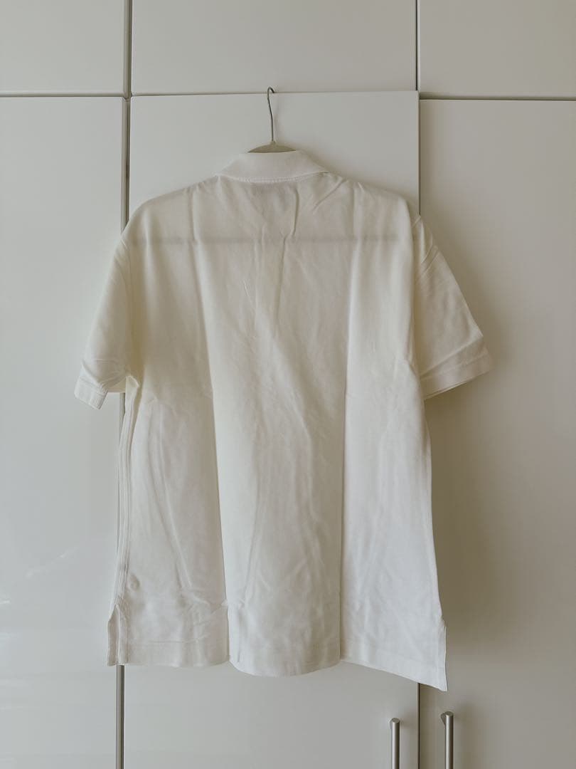 HERMES ホワイト ポロシャツ