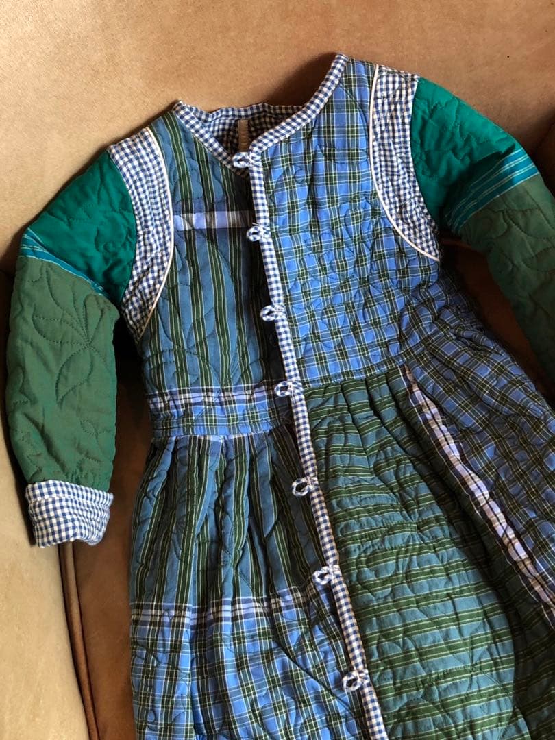 bonjour diary キルティングコートワンピース6 Y