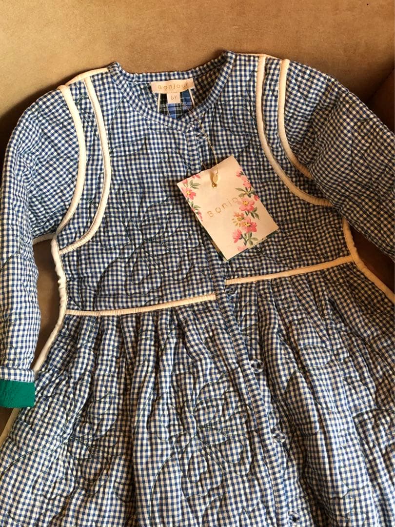 bonjour diary キルティングコートワンピース6 Y