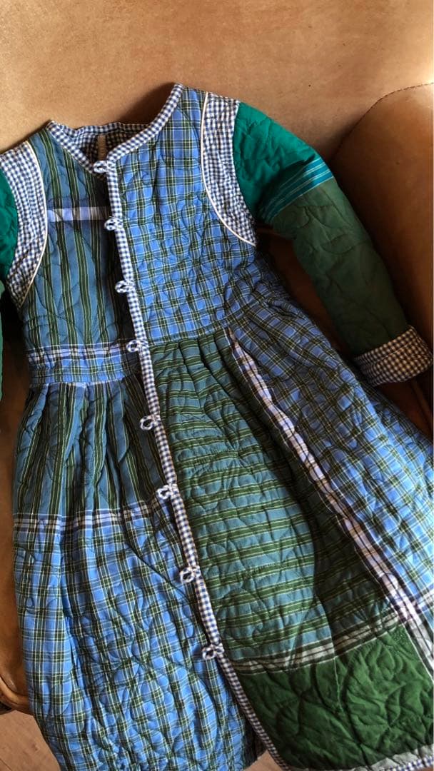 bonjour diary キルティングコートワンピース6 Y