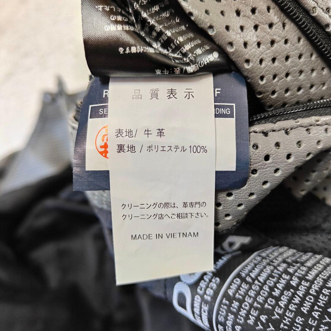 未使用級　カドヤ PL-SW ブラック パンチングレザージャケット Mサイズ