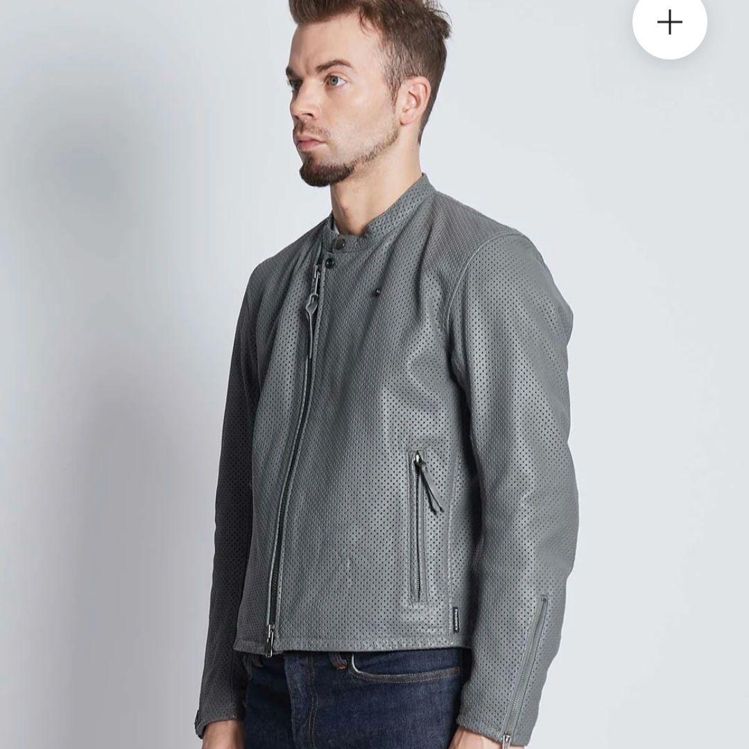 未使用級　カドヤ PL-SW ブラック パンチングレザージャケット Mサイズ