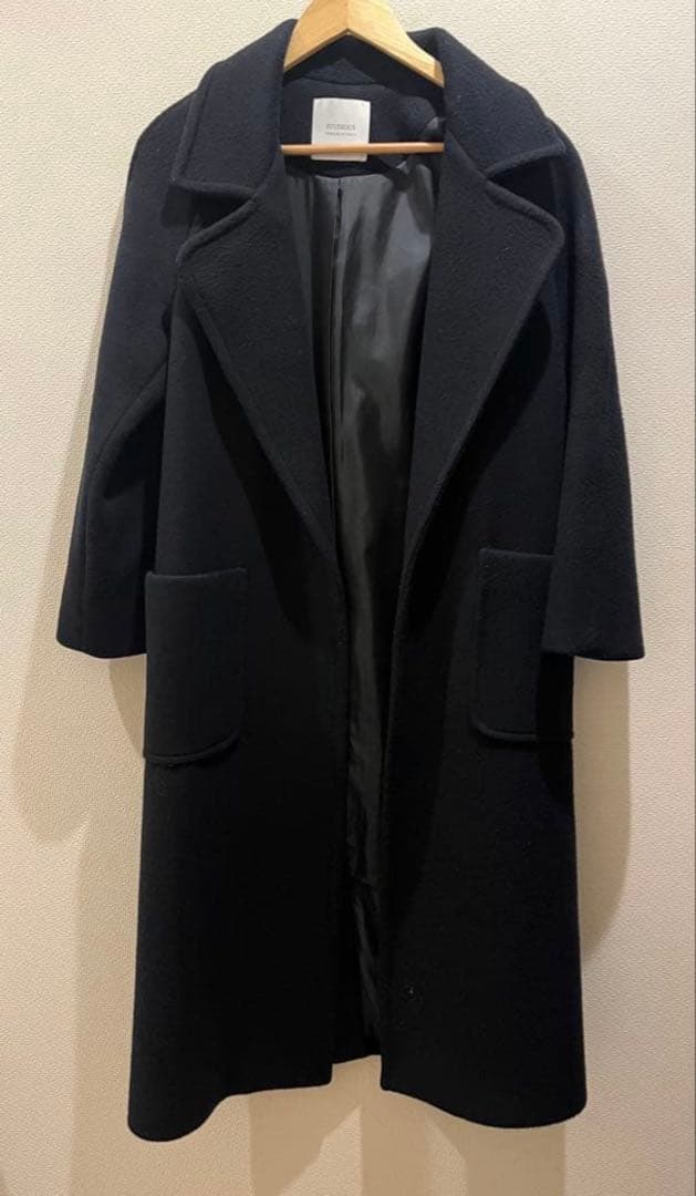 STUDIOUS ウールビックカラーコート