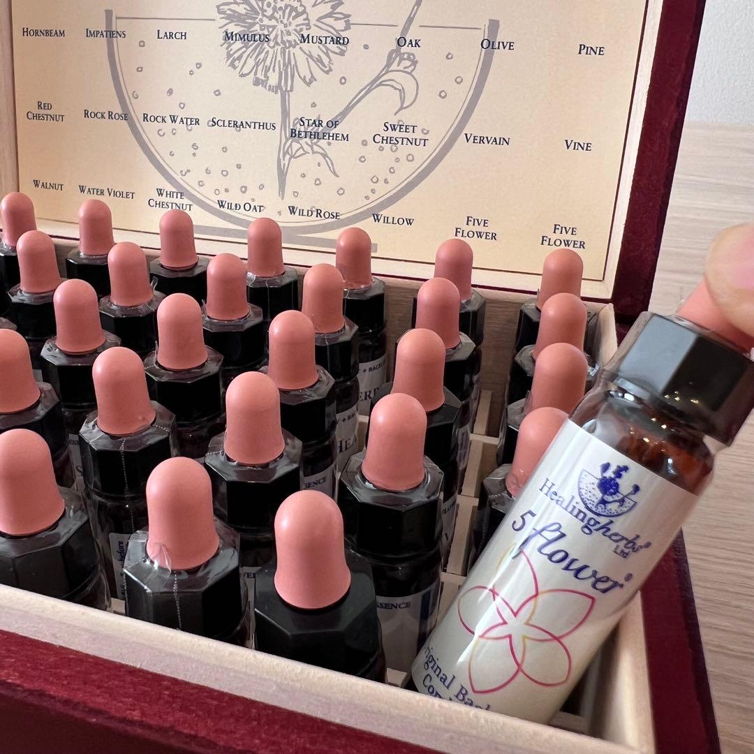 Healing Herbs フラワーエッセンス 木箱入り　ポストカード付