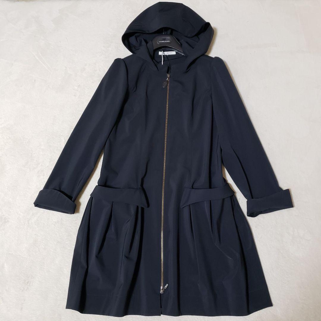 FOXY NEW YORK レイニーコクーン　フーデッドコート　ロングコート