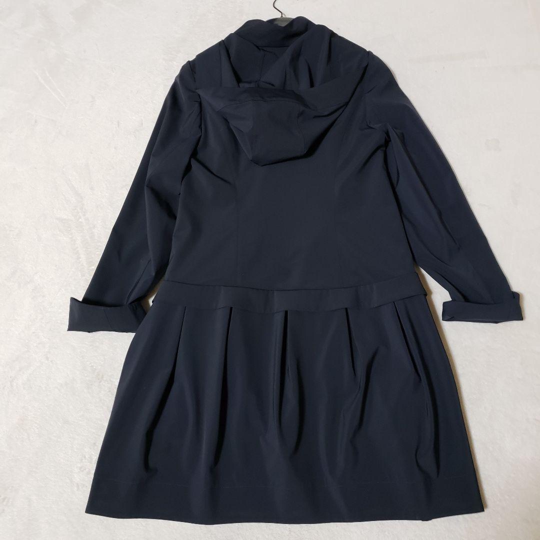 FOXY NEW YORK レイニーコクーン　フーデッドコート　ロングコート