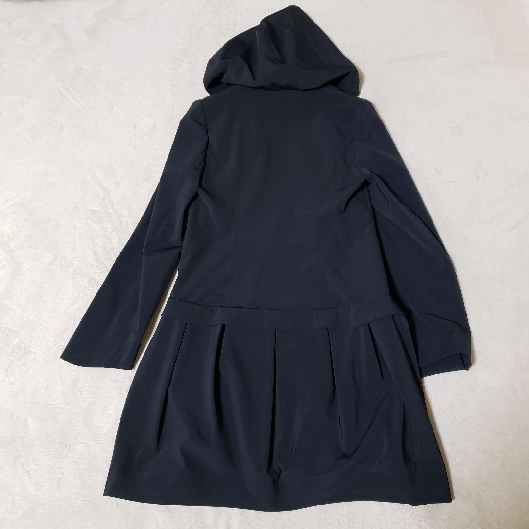 FOXY NEW YORK レイニーコクーン　フーデッドコート　ロングコート