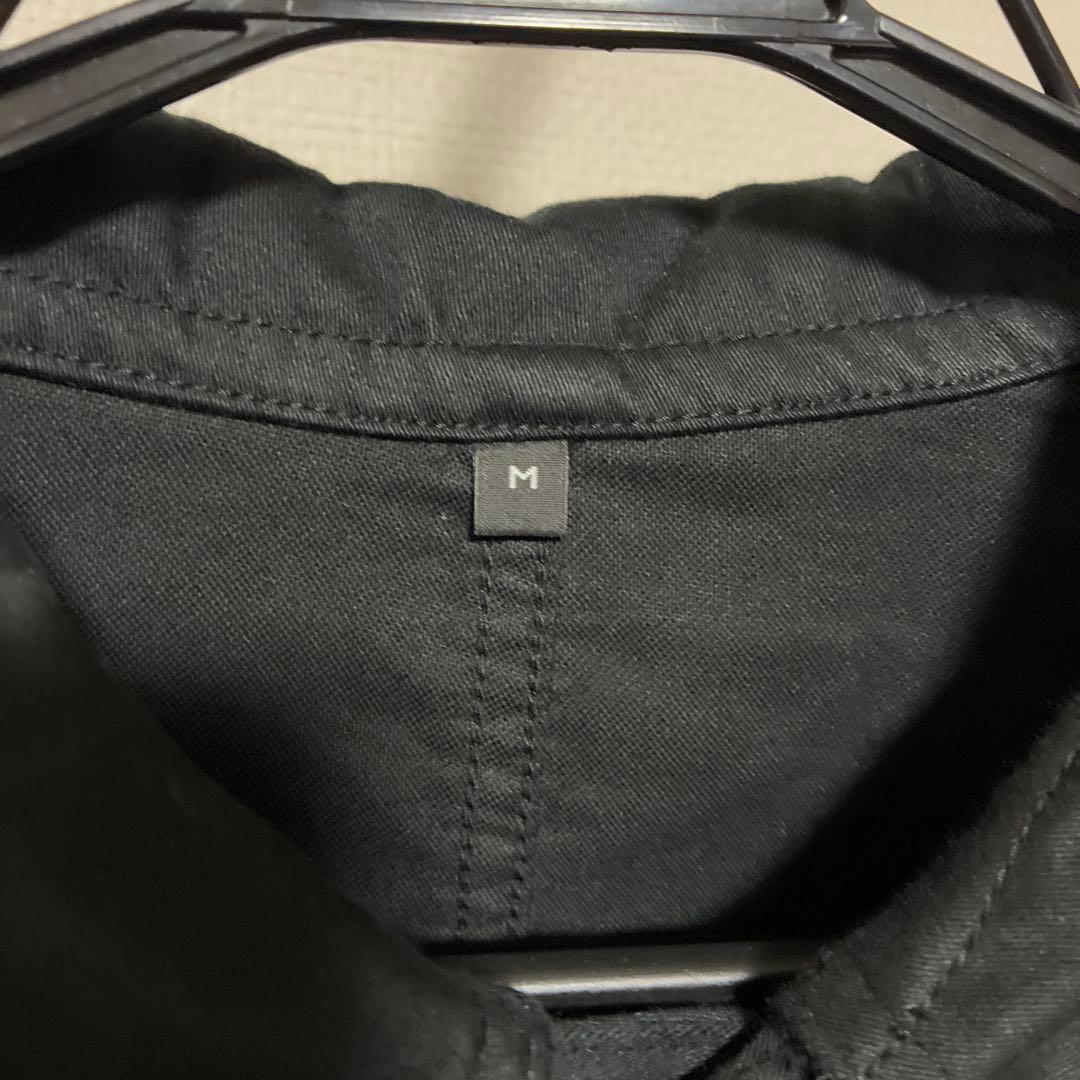 【新品】無印良品 モールスキン カバーオール 黒 Mサイズ