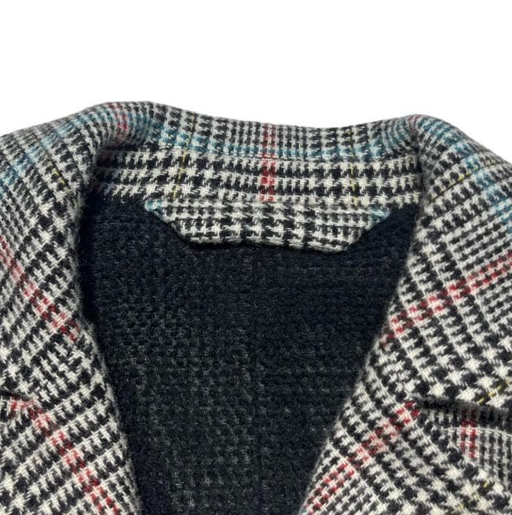 ■MARKAWARE オーガニックサフォーク ツイードチェック トレンチコート