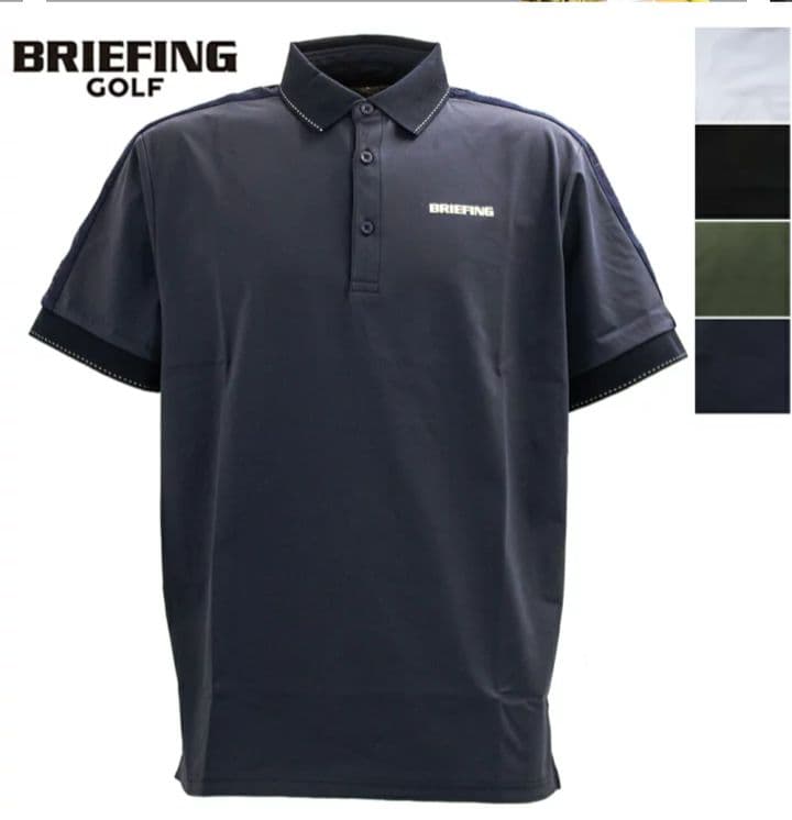新品！BRIEFING ゴルフポロシャツ ネイビーXL