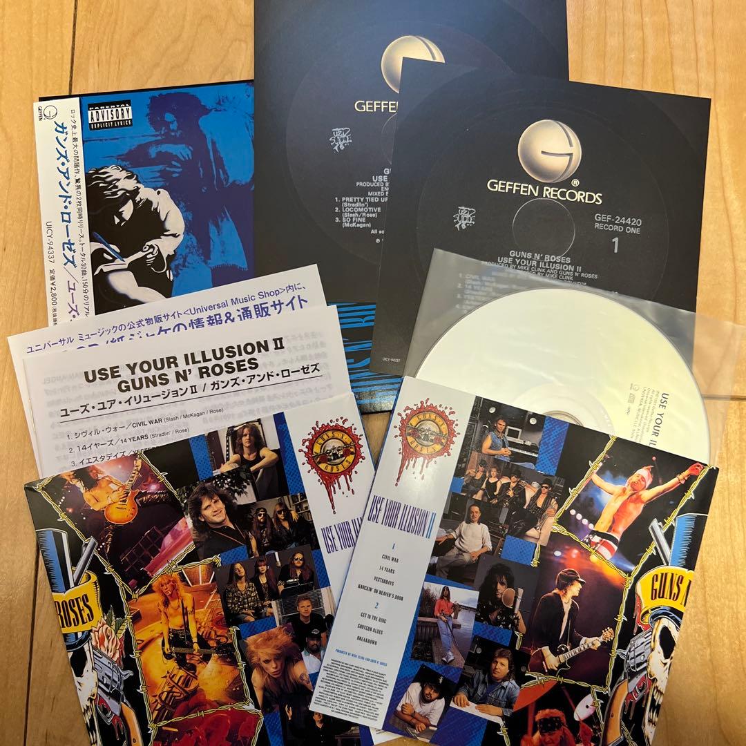 おまけ付き ガンズ アンド ローゼズ 紙ジャケ CD 4枚セット