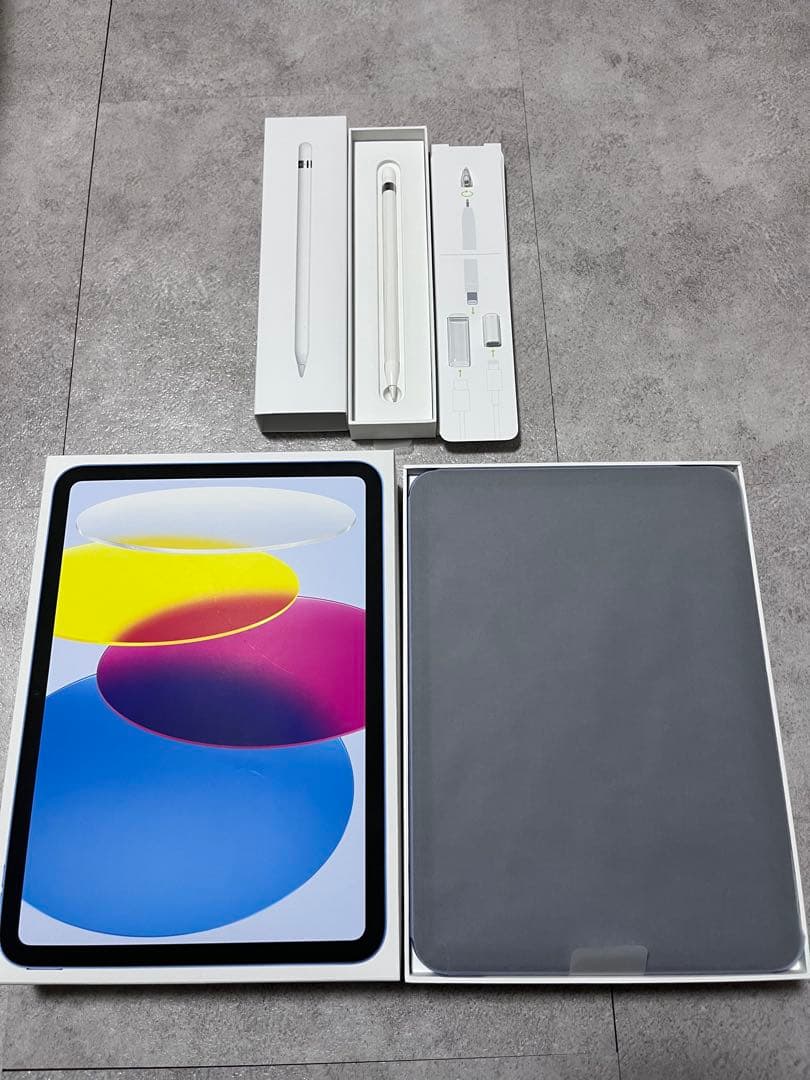 Apple iPad 第10世代 本体 ブルー Apple Pencil付き