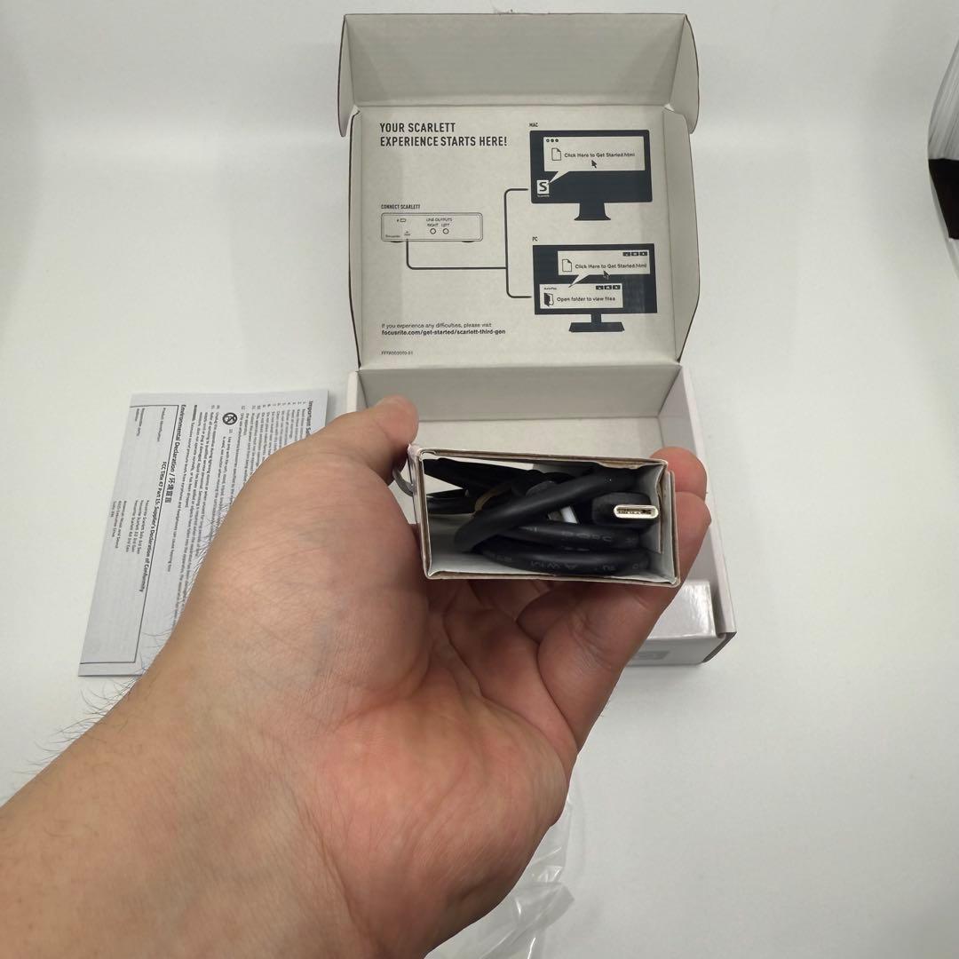 Focusrite Scarlett Solo インターフェース (3世代)