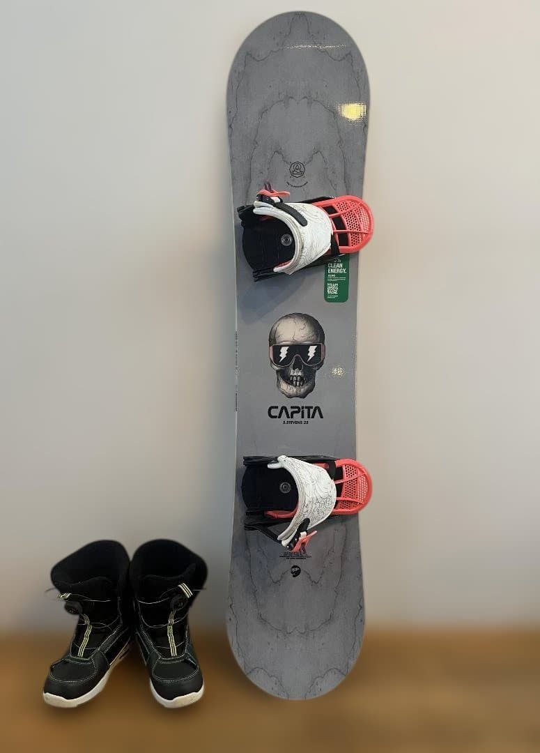 CAPITA 125cm スノーボード,K2バインディング&ブーツ 3点セット