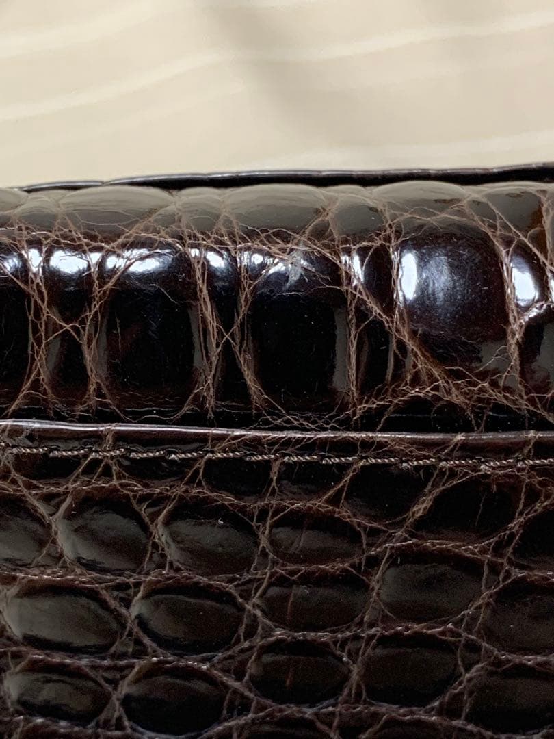 セール　SILVANO BIAGINI クロコダイル　二つ折り財布