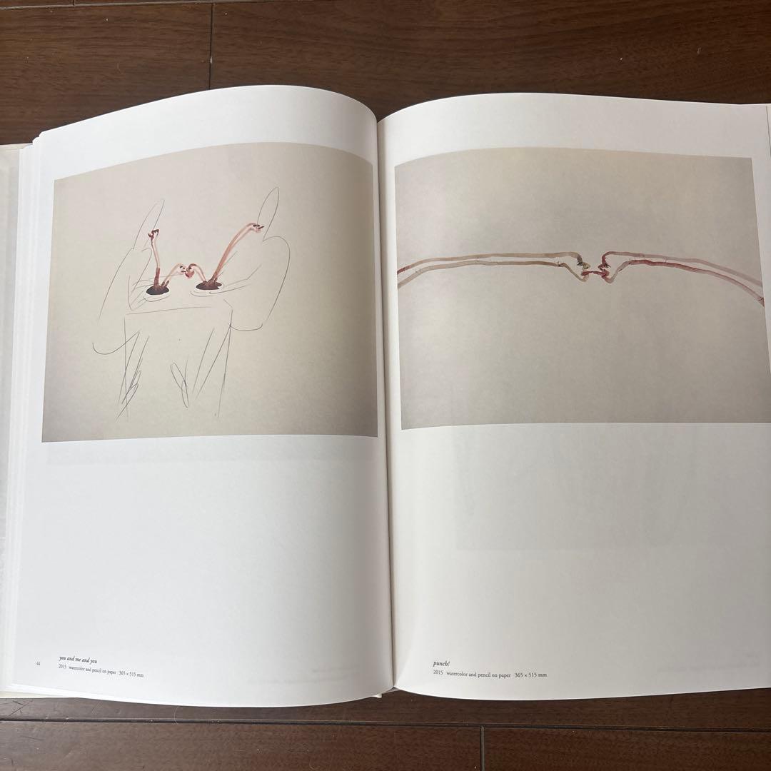 直筆サイン入り 川内理香子 作品集 ドローイング画集