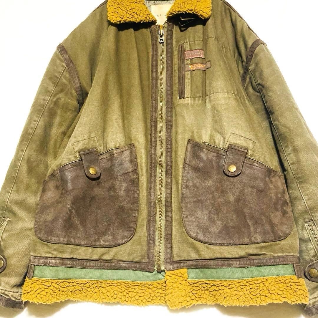 カールヘルム B-3 フライトジャケット Mサイズ ボア エアフォース フェード