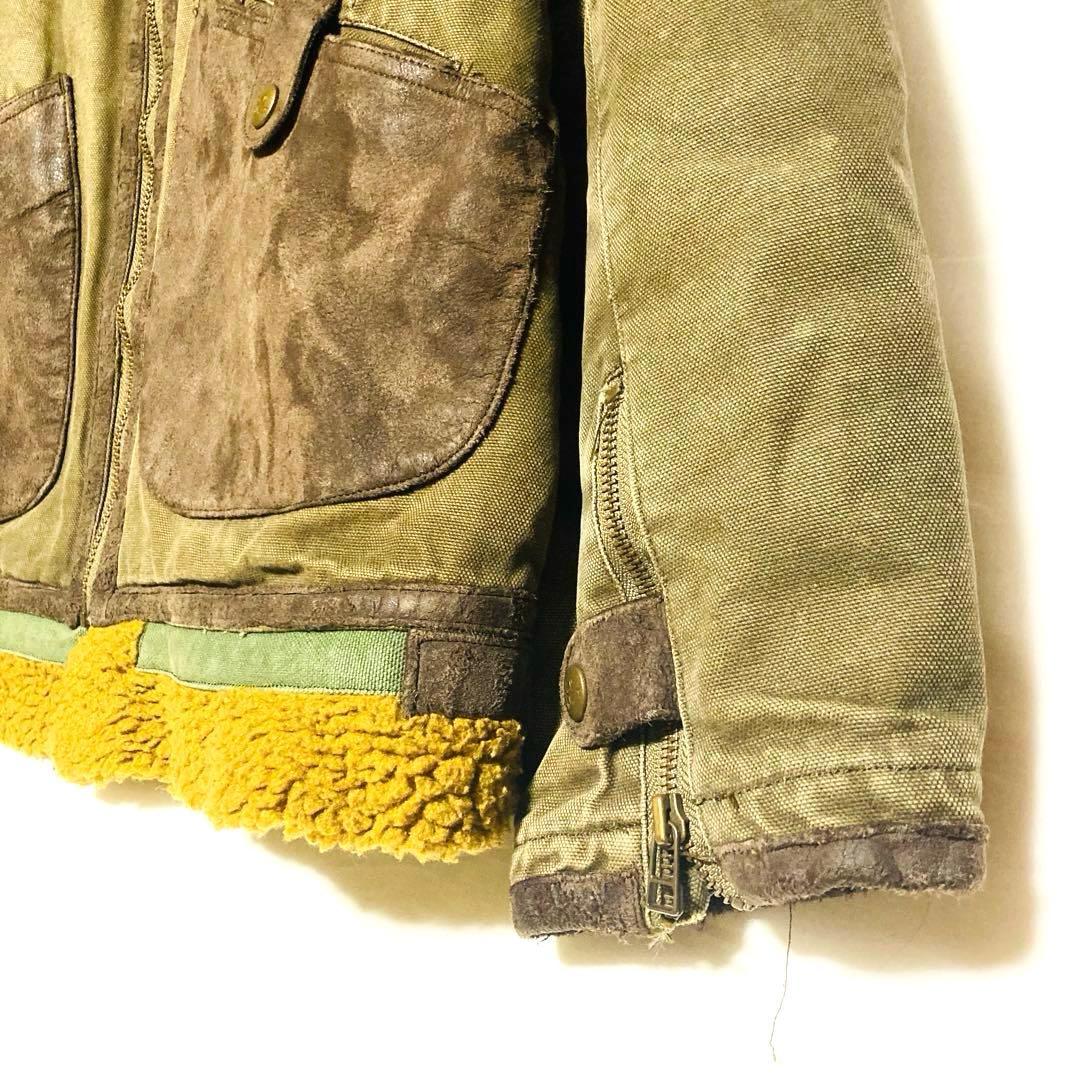 カールヘルム B-3 フライトジャケット Mサイズ ボア エアフォース フェード