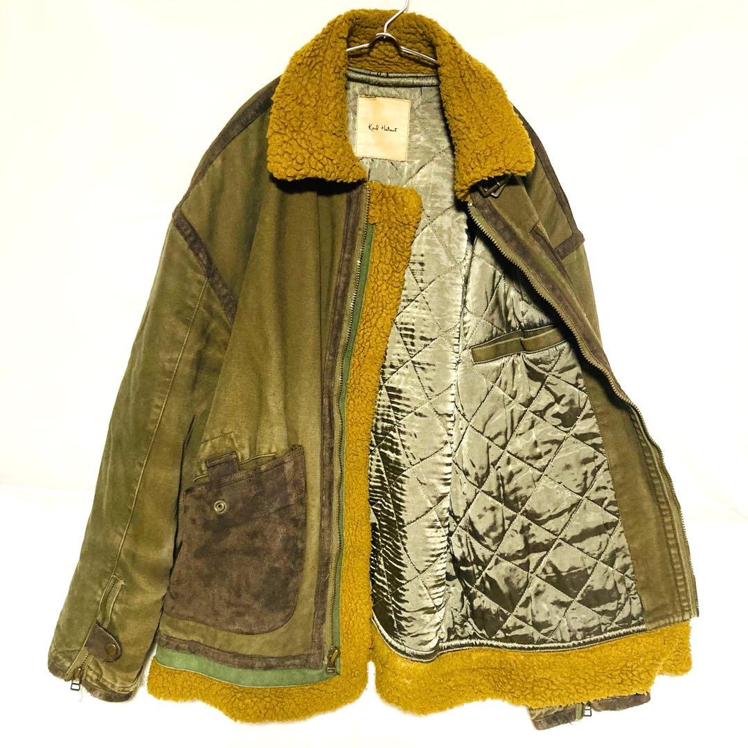 カールヘルム B-3 フライトジャケット Mサイズ ボア エアフォース フェード