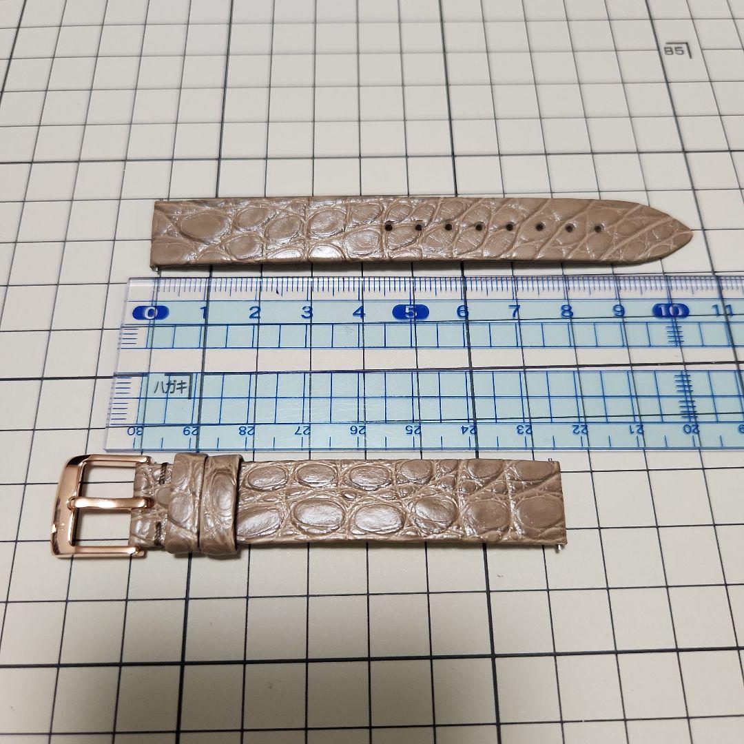 (新品未使用)ピアジェ ポセション 替えベルト グレージュクロコ 丸符