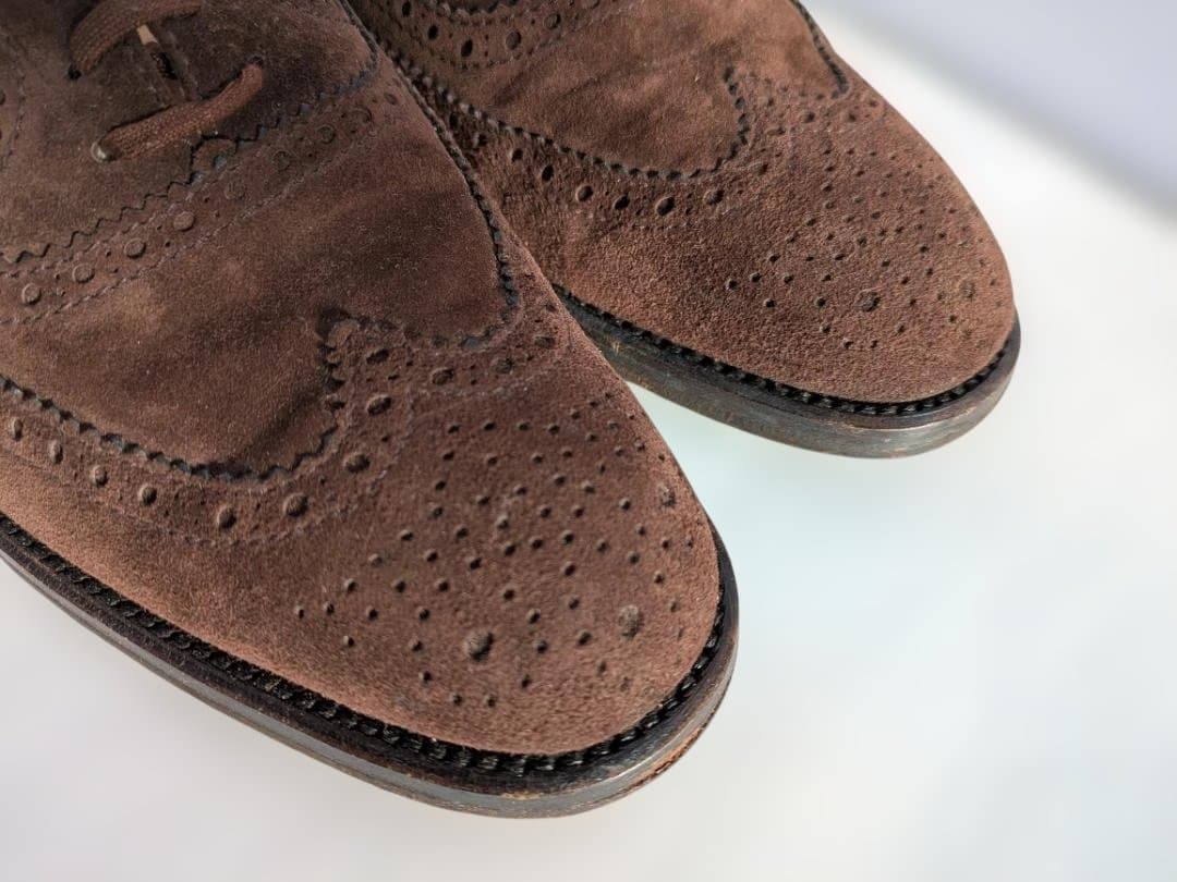 TANINO CRISCI ブラウン スエード オックスフォード