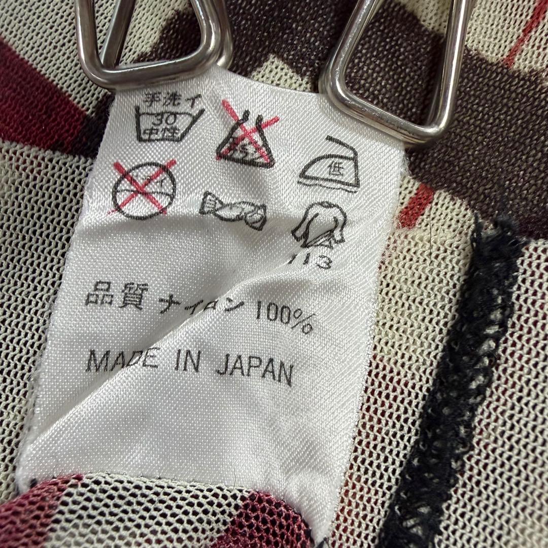 Jean Paul Gaultier パワーネット チェック シアー 長袖シャツ