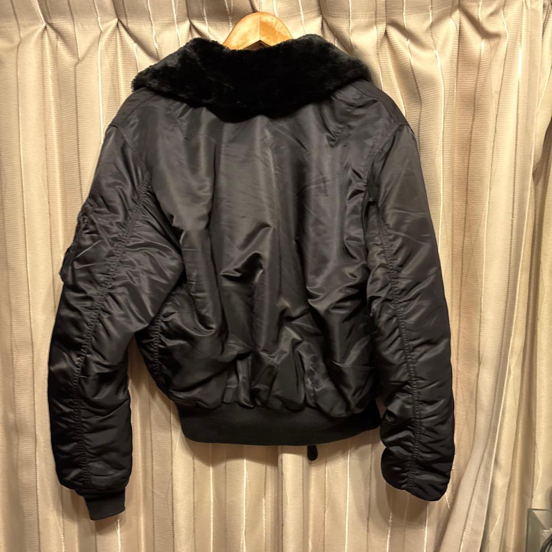 ALPHA INDUSTRIES B-15 ブラック　S
