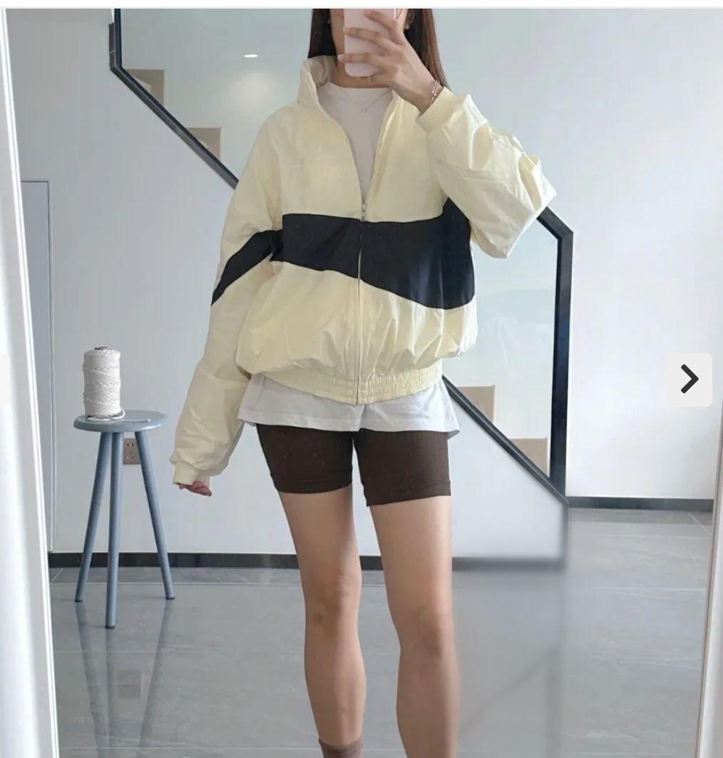 ナイキウーブンジャケットパンツXL クリーム色新品上下セット