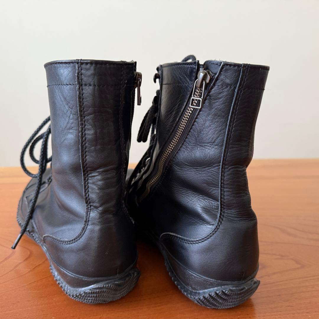 SHUNSUKE　スピングルムーブ スムースレザー ミリタリーブーツ