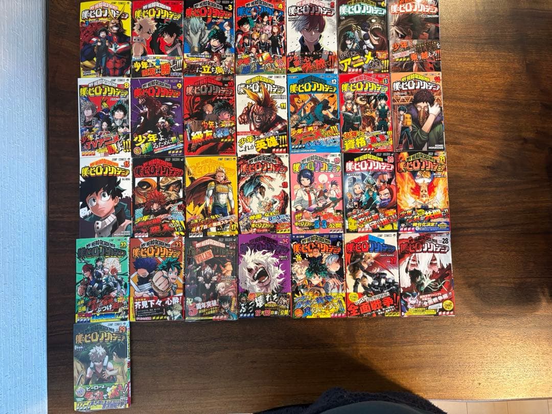 僕のヒーローアカデミア 1〜29巻セット ※全巻初版（一部未開封につき確約不可）