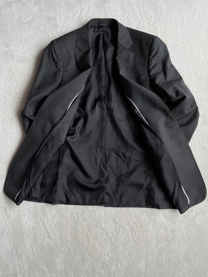 エンポリオアルマーニ　スーツセット　ストライプ柄　グレー　46（M）　2B 良品