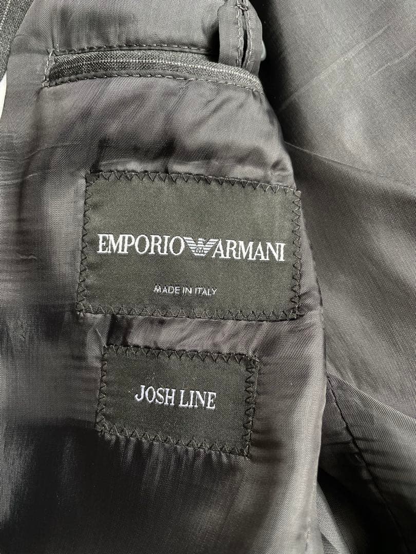 エンポリオアルマーニ　スーツセット　ストライプ柄　グレー　46（M）　2B 良品