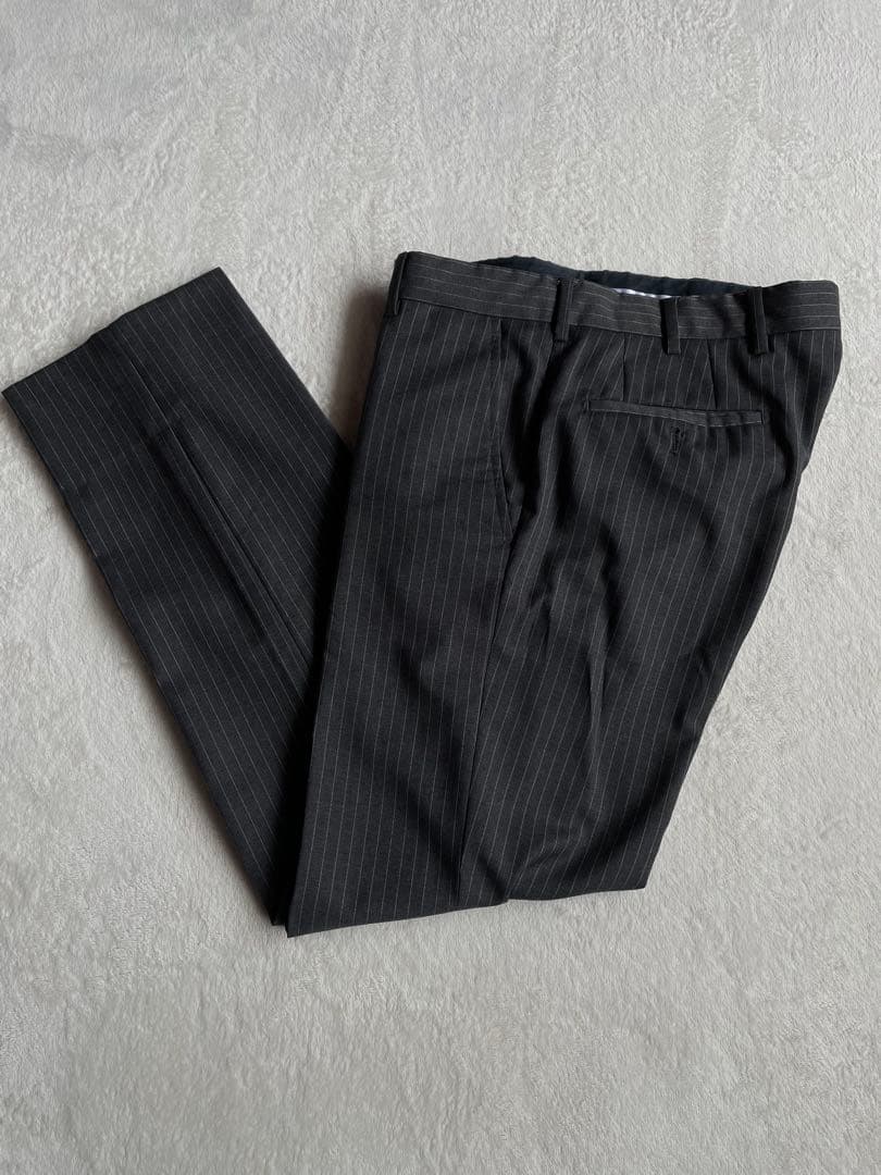 エンポリオアルマーニ　スーツセット　ストライプ柄　グレー　46（M）　2B 良品