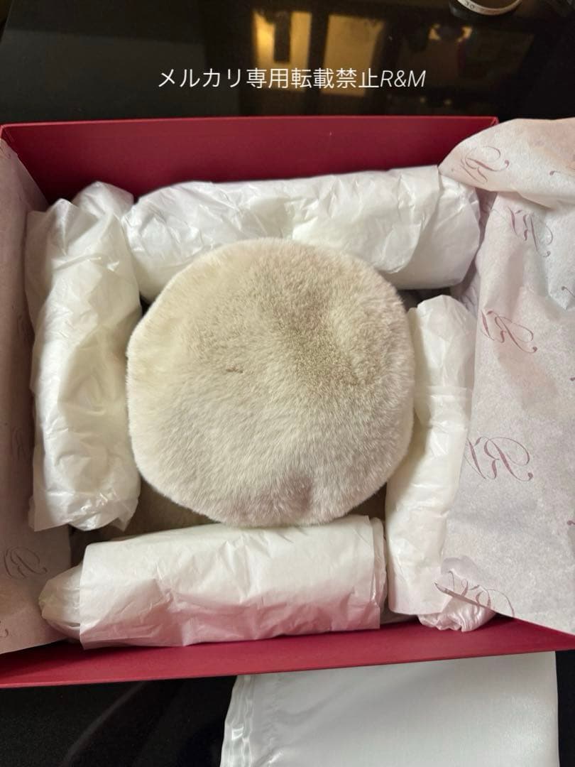 【Roger Vivier】 ストラスバックルフィッシャーマンハット　エコファー