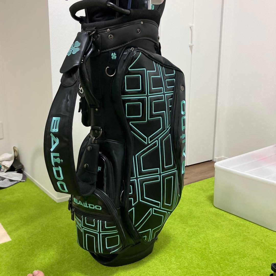 コーンズBALDO キャディバッグ ブラック/グリーン