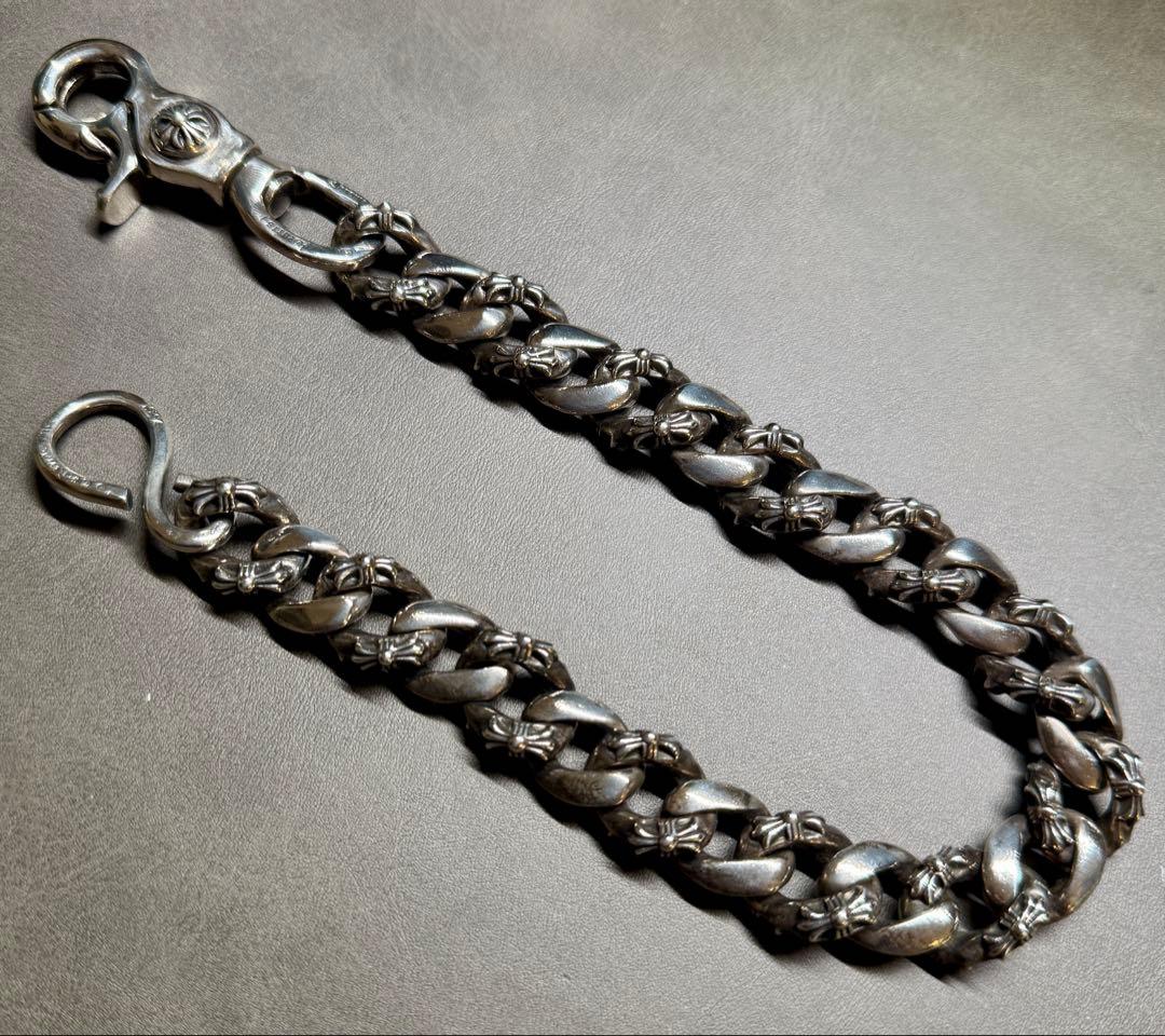 クロムハーツ 1クリップ ファンシー ウォレットチェーン ショート インボイス付