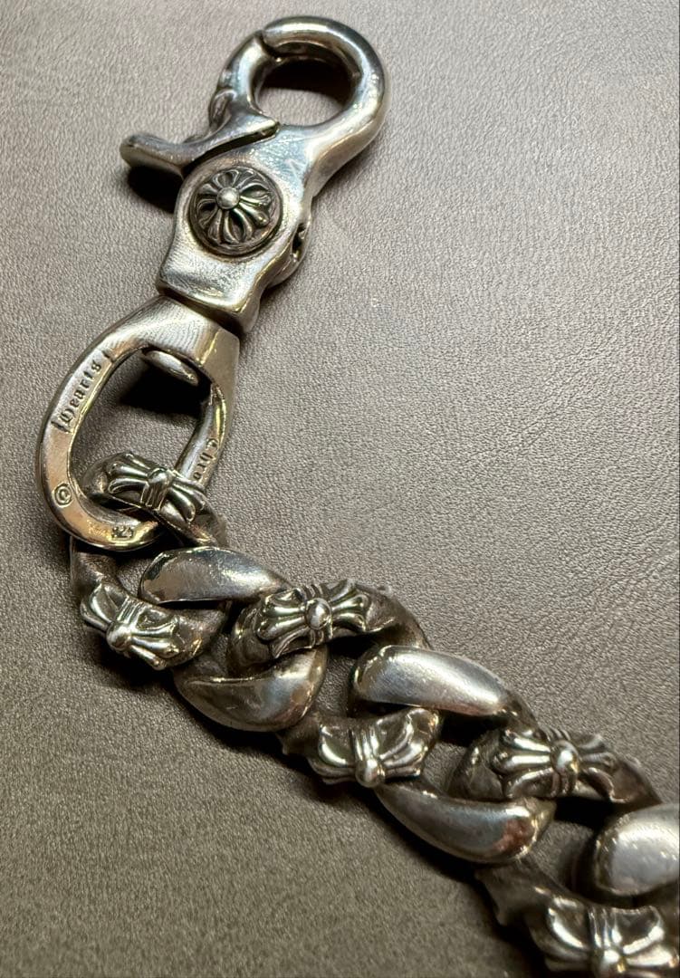 クロムハーツ 1クリップ ファンシー ウォレットチェーン ショート インボイス付