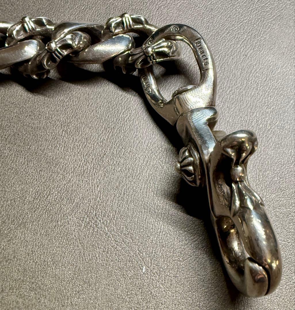 クロムハーツ 1クリップ ファンシー ウォレットチェーン ショート インボイス付