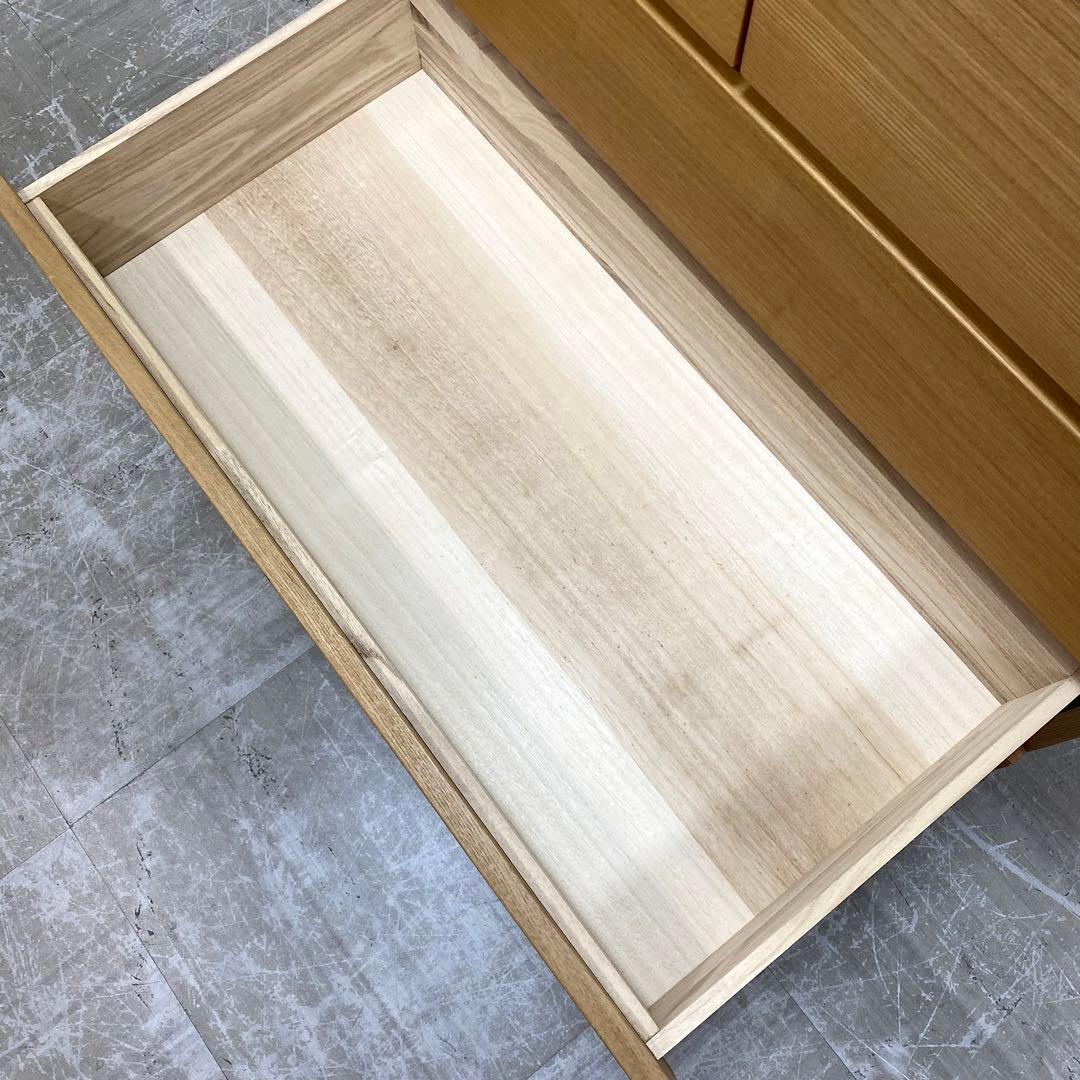 MUJI 無印良品 チェスト 引き出し 収納 4段 オーク材突板