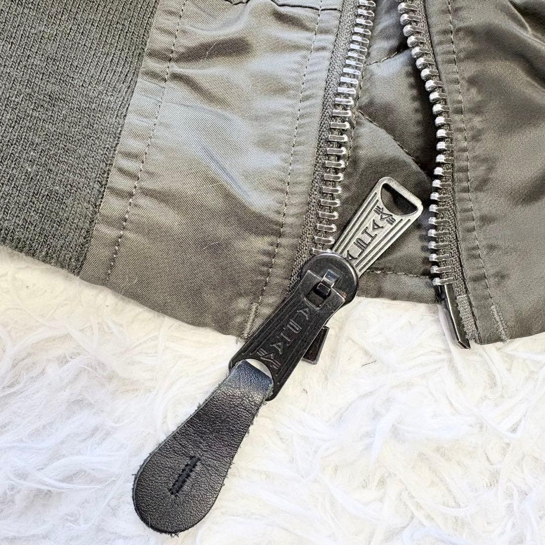 アルファインダストリーズ MA-1 フライトジャケット カーキグリーン S