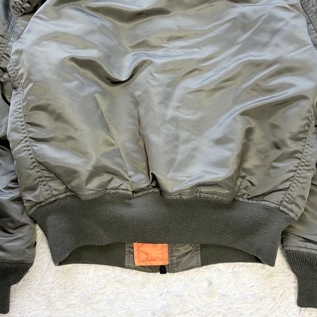 アルファインダストリーズ MA-1 フライトジャケット カーキグリーン S